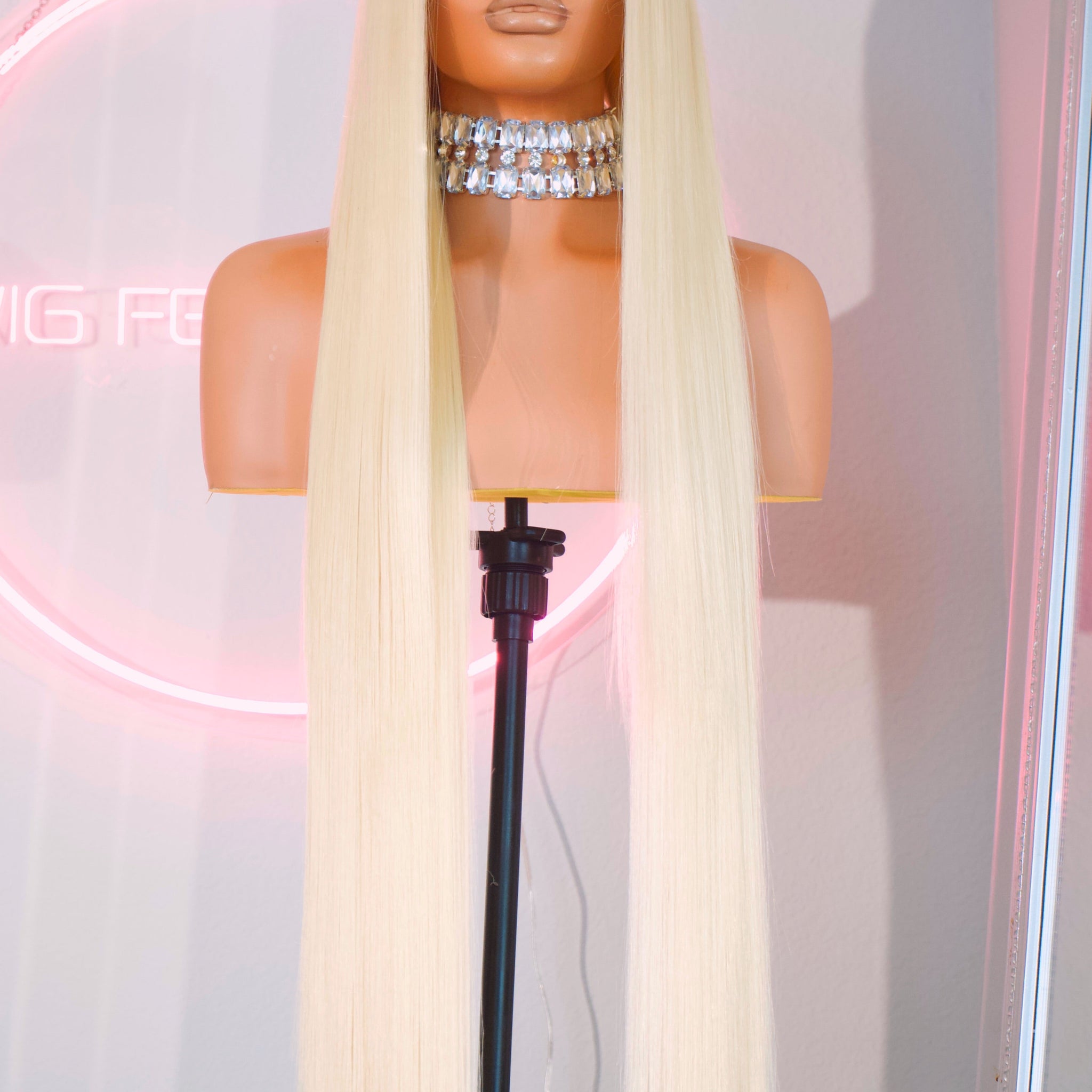 FLASH SALE DEAL LIMITED TIME⚡️13x4 40-Inch Lace Frontal Premium Fiber Blend Wig - Heat-Resistant, Luxury Long Wig for Glamorous Styling