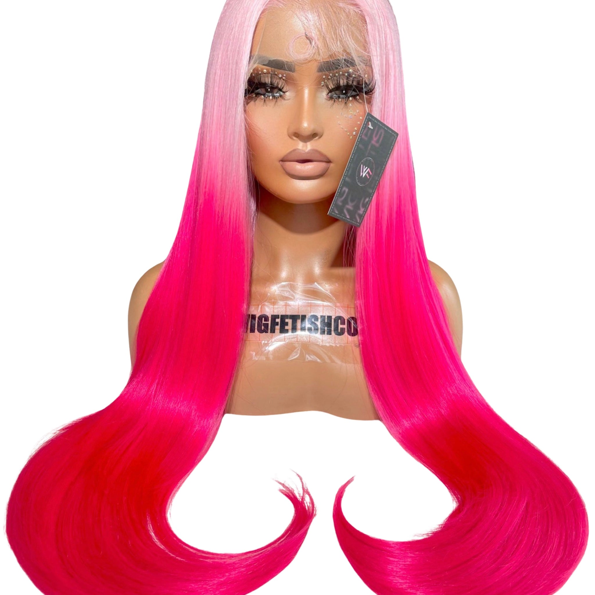 HD LACE 13x6 Pre-Plucked 30” Synthetic Blend Heat Resistant Lace Frontal Wig - PINKFRIDAY