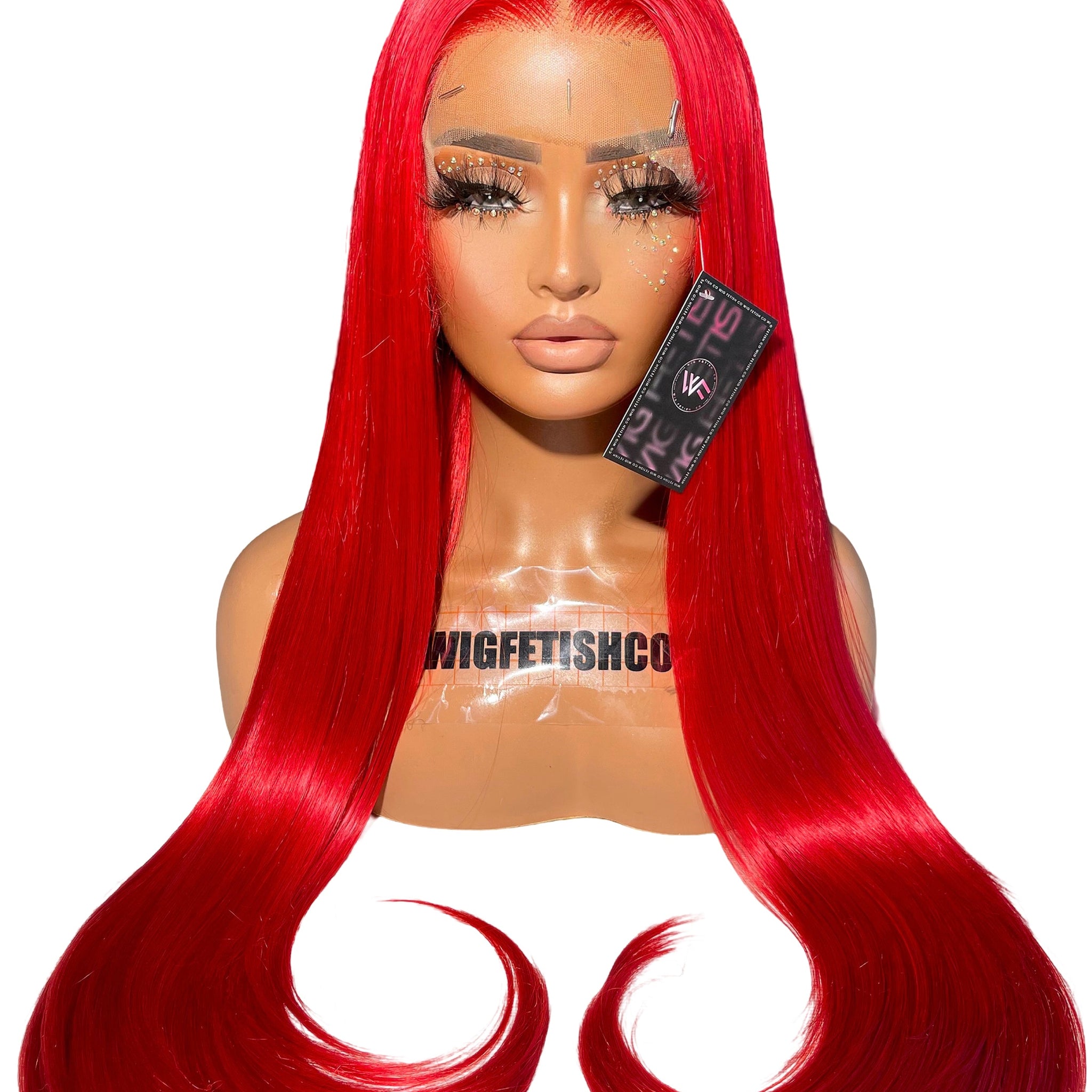 30” Synthetic Blend Heat Resistant HD Lace 13x4 Frontal Wig - Unit WFC RUBY
