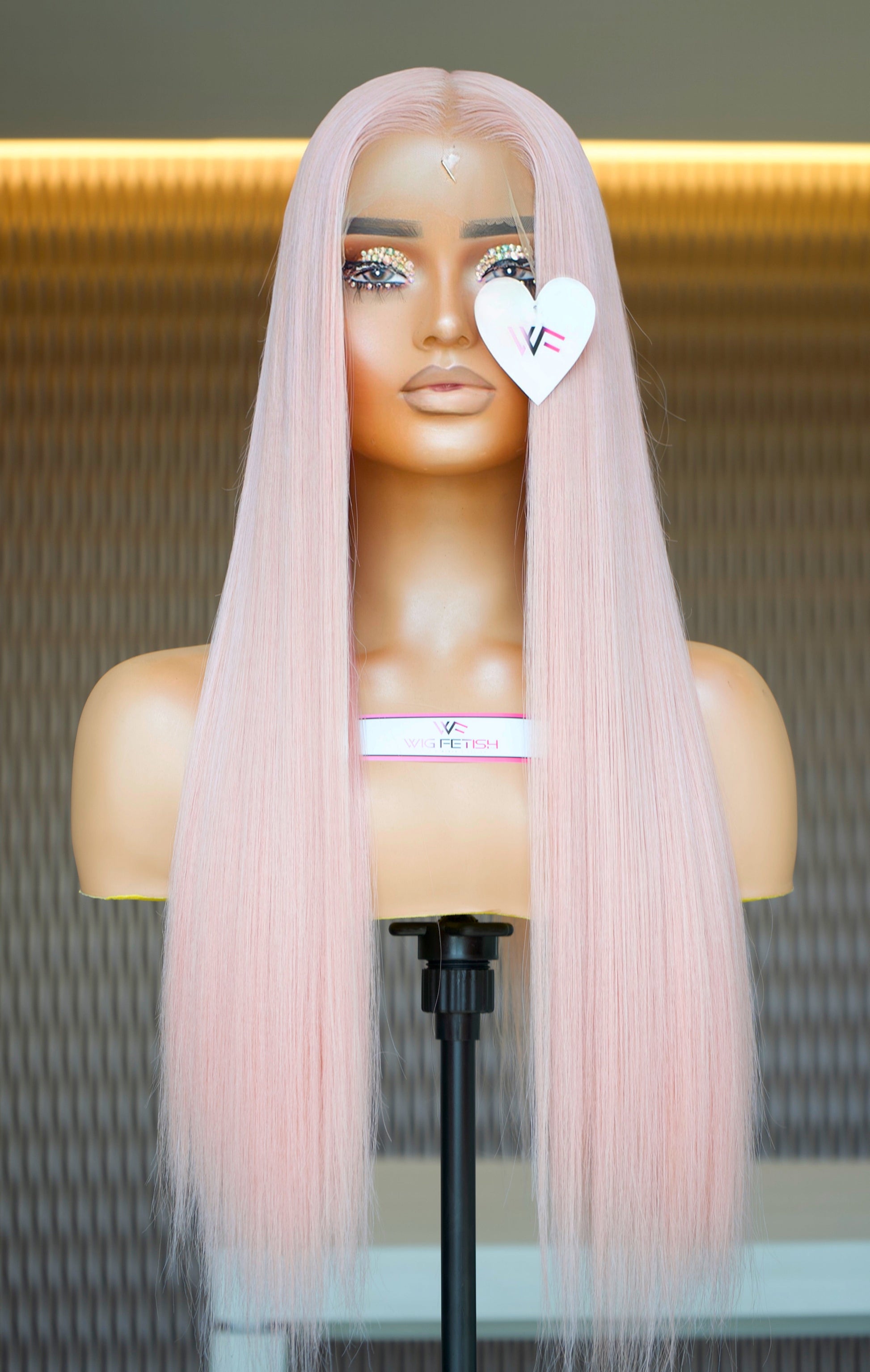 FLASH SALE ⚡️26” PINK Synthetic Blend Heat Resistant HD Lace 13x6 Frontal Wig