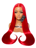 30” Synthetic Blend Heat Resistant HD Lace 13x4 Frontal Wig - Unit WFC RUBY