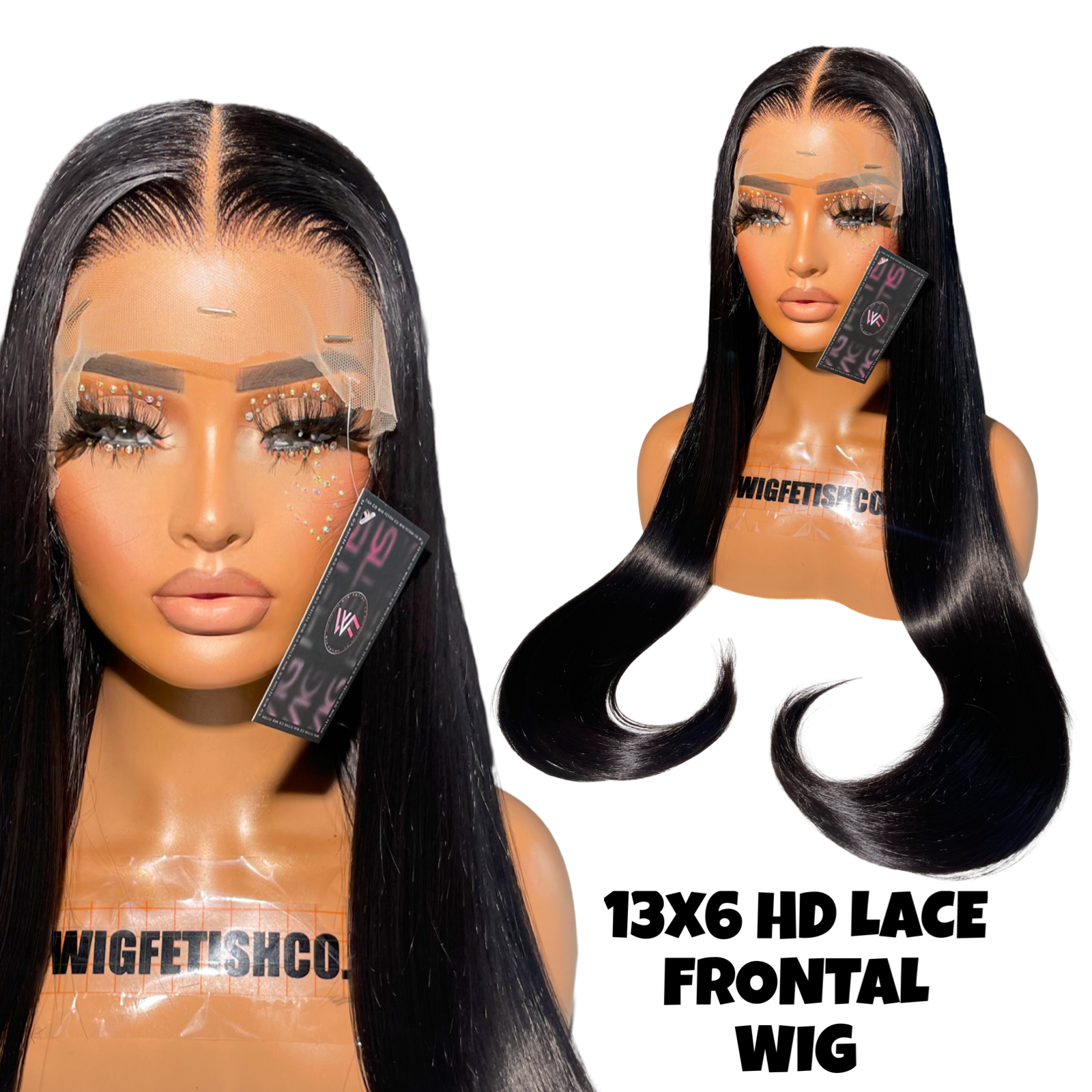 HD LACE 13x6 Pre-Plucked 30” Synthetic Blend Lace Frontal Wig - Unit KIM (PRE ORDER)