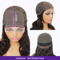 Special Deal | Loose Wave 5x5 Closure Lace Glueless Long Wig With Cute Bangs 100% Human Hair- US Only