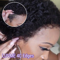 4C Edges | Realistic Kinky Edges Afro Curly Glueless Long Wig 100% Human Hair -US Only