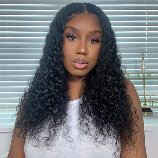 Wet And Wavy | Glueless 13x4 Frontal HD Lace Side Part Long Wig | Large & Small Cap Size - US Only