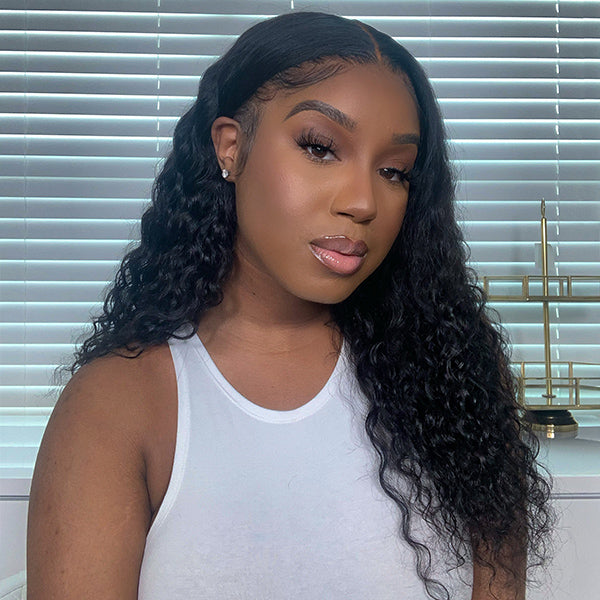 Wet And Wavy | Glueless 13x4 Frontal HD Lace Side Part Long Wig | Large & Small Cap Size - US Only